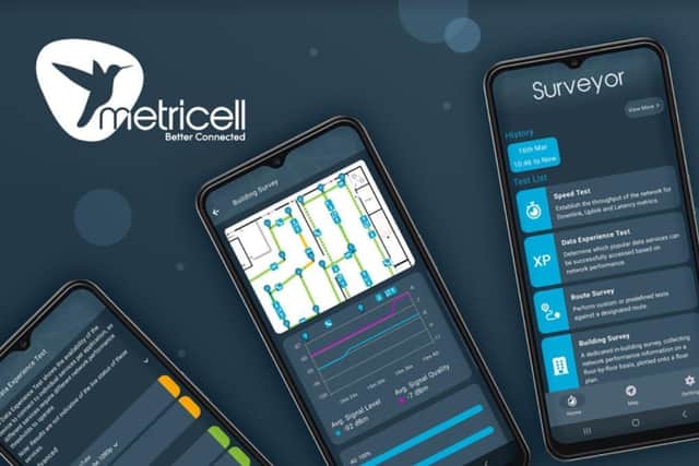 Horsham firm Metricell has launched a new app to test mobile internet speeds. Photo: contributed
