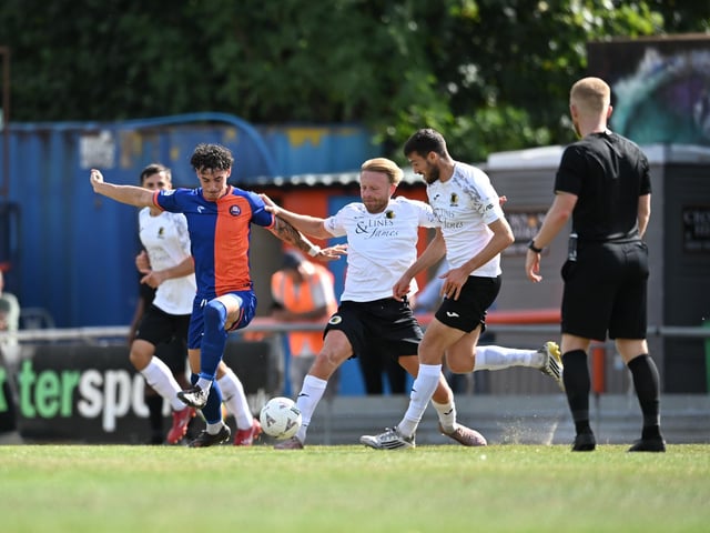 Horsham FC moved up to second in the National League South with a hard-fought 2-1 win at Braintree Town
