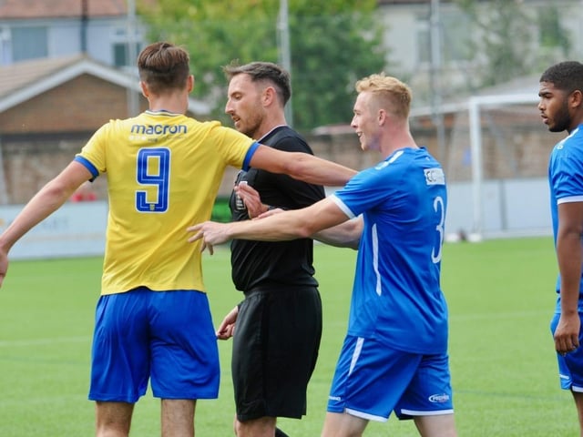 Lancing v Crawley Down Gatwick, FA Cup extra preliminary round