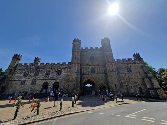 My family visited the real life location of the Battle of Hastings