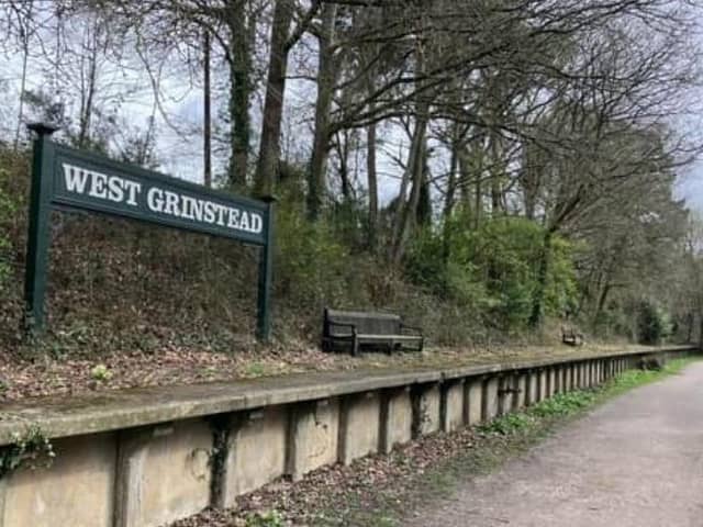 The old platform still survives at the now defunct West Grinstead Railway Station. Picture: Sarah Page