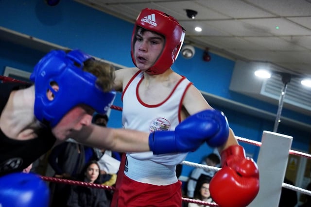 Crawley Boxing Club staged their most successful ever show at Goffs Park Social Club recently with an unprecedented ten wins from 11 bouts in front of a packed home crowd. 
Pictures: Max Spanner Photography