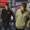 Sussex Police would like to speak to these men in connection with an assault in East Grinstead on December 9, 2023. Picture courtesy of Sussex Police