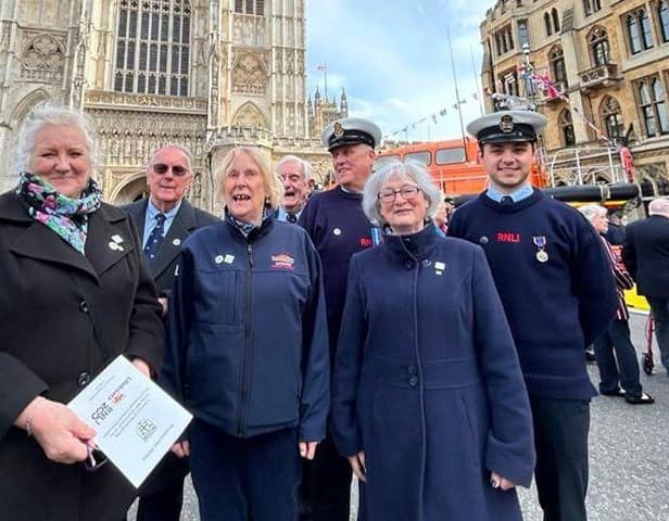 Volunteers from Eastbourne’s RNLI were at Westminster Abbey to celebrate the 200th anniversary of the RNLI. Picture: Eastbourne RNLI