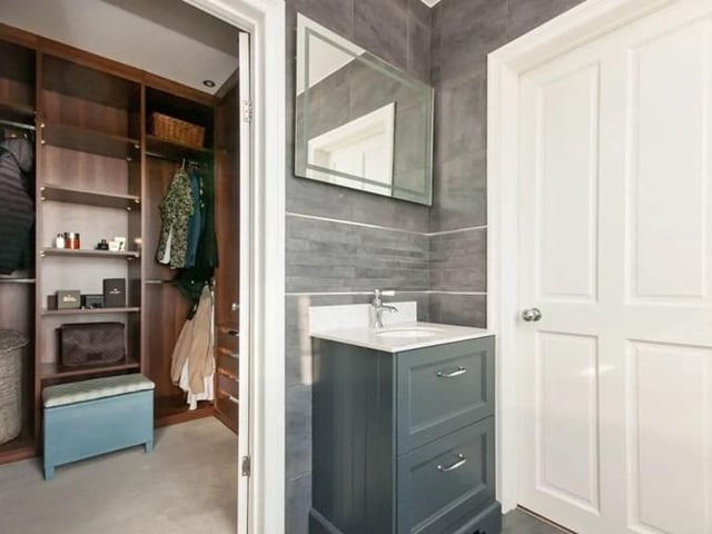 Upstairs, there is the main landing with four double bedrooms situated off it. The master benefiting from an en-suite bathroom and dressing room and a contemporary style family bathroom.