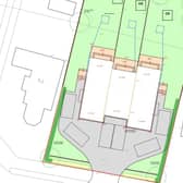 Proposed development site in Seabourne Road, Bexhill