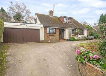 Chalet bungalow offering excellent scope for re-modelling and enlargement, situated on a good-sized south facing plot in a quiet and elevated semi-rural position on the outskirts of the village with countryside views. Available for offers over £675,000. Picture from Zoopla