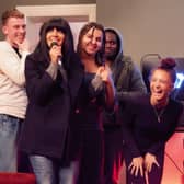 Claudia Winkleman visits Sussex youth project
