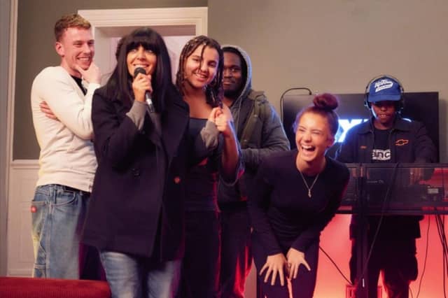 Claudia Winkleman visits Sussex youth project