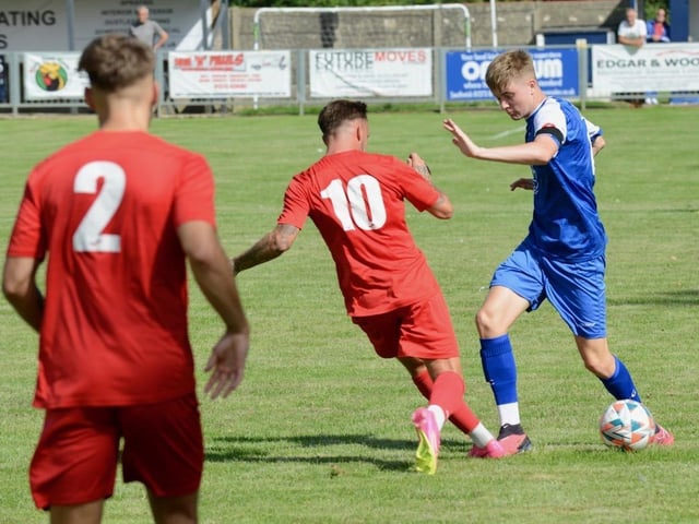 Action from Shoreham v Pagham in the SCFL premier division
