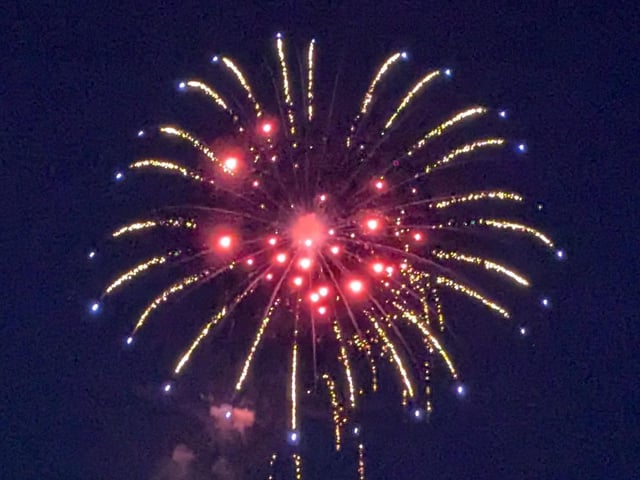 Worthing Lions Festival fireworks were launched from the end of Worthing Pier on July 27, 2024, to a crowd of hundreds on the beach and promenade