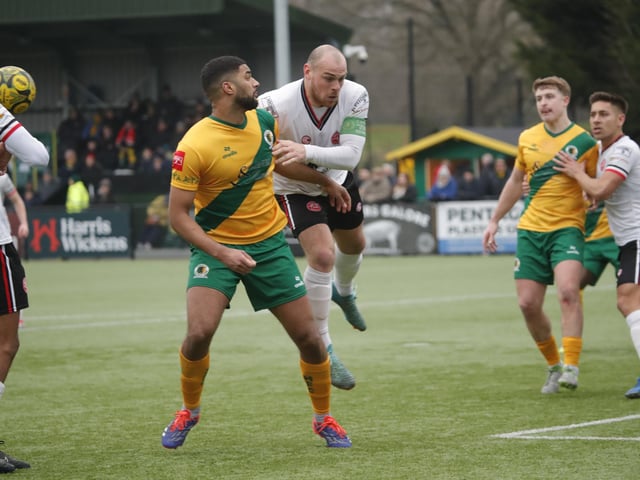 Promotion-chasing Horsham FC were held to a 1-1 draw at home by visiting Chatham Town