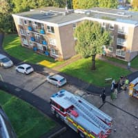 Firefighters evacuate building before crews extinguish blaze in Horsham