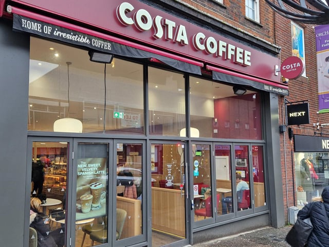 Costa Coffee at 72 South Road has a rating 3.9 stars from 361 Google reviews. One of reviewer said: "Quick service and great coffee."