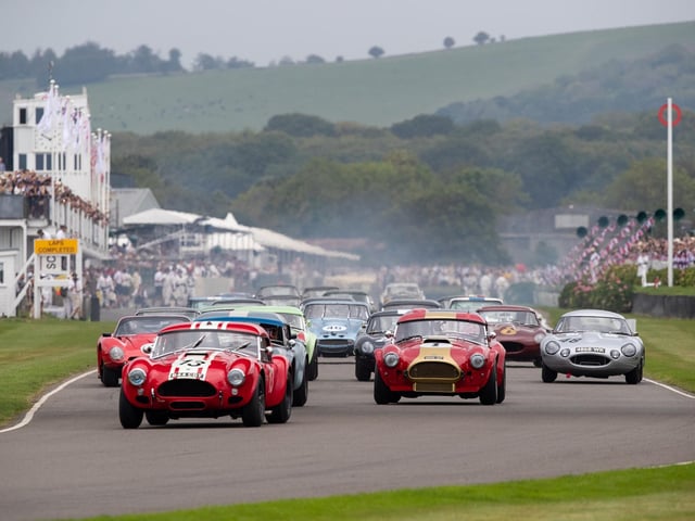Glamour and high-octane racing at this year's Goodwood Revival.