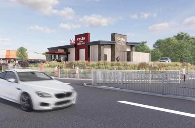 How the new Costa Coffee off the A27 at Worthing could look. Picture: Worthing Borough Council