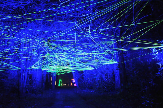 Enjoy an enchanting, outdoor, festive light trail that begins in the Cowdray woods and ends by Cowdray Ruins this Christmas.