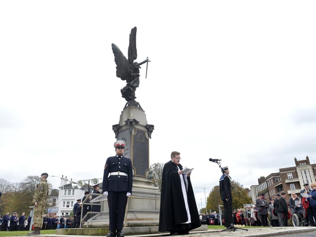 Eastbourne Remembrance Sunday Service (Photo by Jon Rigby)