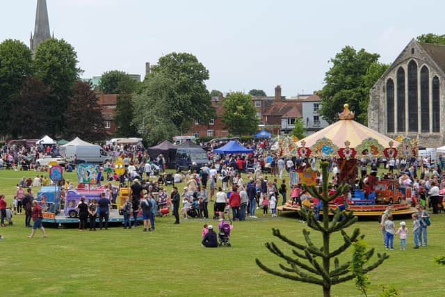 Chichester Gala - fun in the park last year