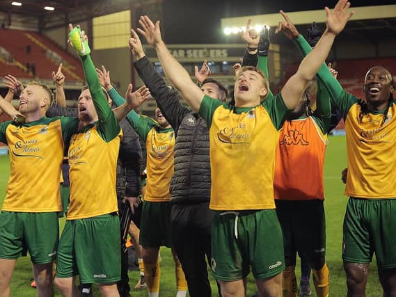The best of the action from the pitch and the stands from Horsham's 3-3 draw at Barnsley in the FA Cup first round