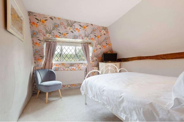 The remaining four bedrooms have pleasing aspects over the gardens