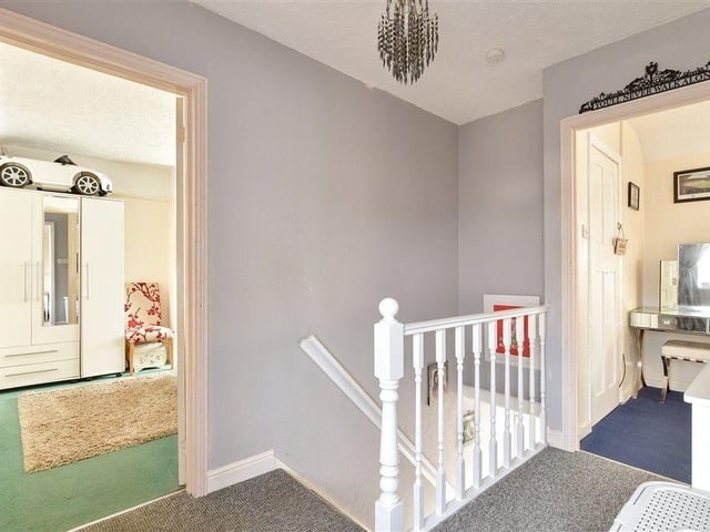Estate agent Cubitt & West says the property is a well-presented family home