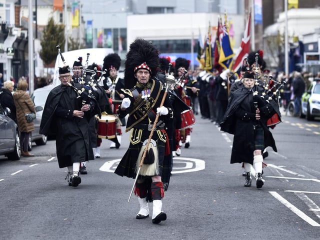 Eastbourne Remembrance Sunday Service (Photo by Jon Rigby)