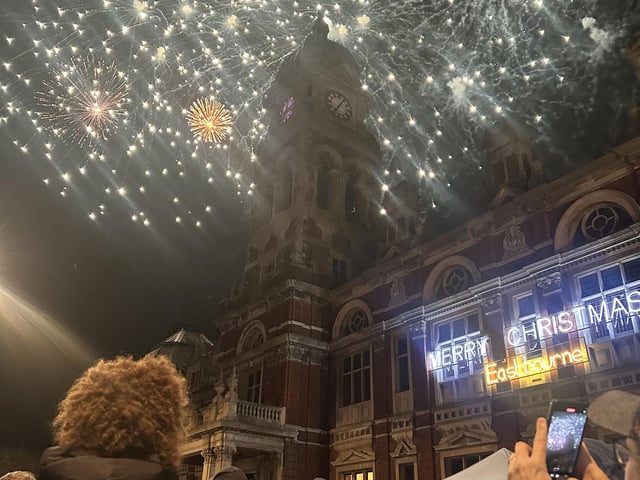 Christmas in Little Chelsea: Eastbourne residents enjoy festive event