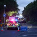 Emergency services at the scene of the collision. Picture: Sussex News and Pictures