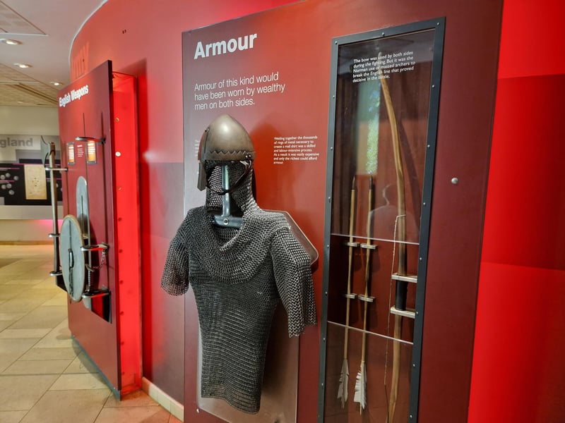 My family visited the real life location of the Battle of Hastings