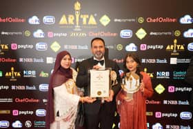 Darchini, in London Road, won Sussex Regional Chef of the Year at the Asian Restaurant and Takeaway Awards (ARTA) 2026. Photo: ARTA