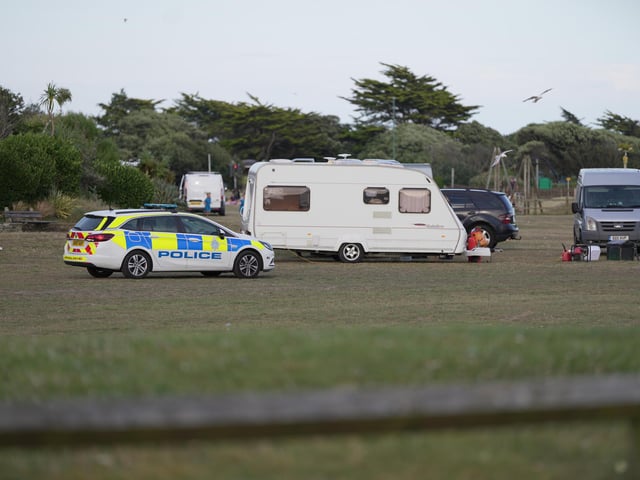 Caravans and motorhomes arrive at park in West Sussex – In Pictures
