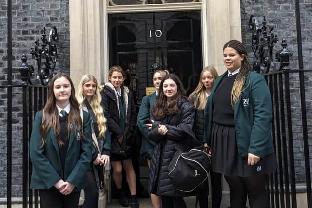 Bohunt Horsham Girls at 10 Downing Street