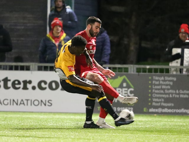 Worthing take on Littlehampton Town in the Sussex Senior Cup