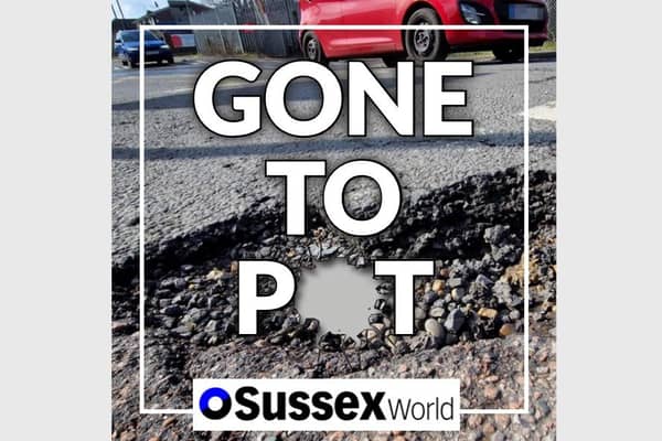 Amid the news that roads in the UK are at ‘breaking point’ due to potholes, we are calling for immediate action to improve the worsening situation in West Sussex and beyond. Photo: Sussex World