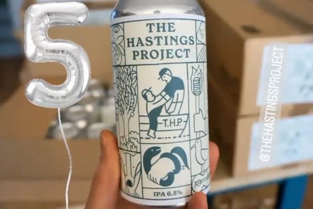 The special anniversary brew made in collaboration with The Hastings Project