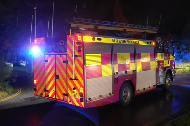 Fire crews came to the rescue after a woman found herself stuck in a seaside toilet block in Goring-by-Sea for hours.