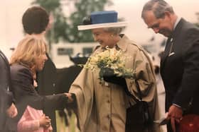 Wiz Crockford, Livestock & Events Executive for the South of England Agricultural Society was at the  South of England Show in 2002 when the Queen visited.