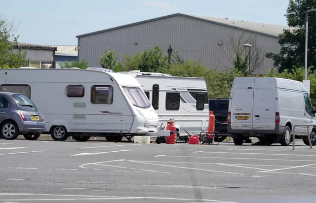 Arun District Council confirmed that multiple caravans and motorhomes have parked up at the Tesco store in Littlehampton