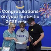Students collected their results from Ormiston Six Villages Academy this morning.