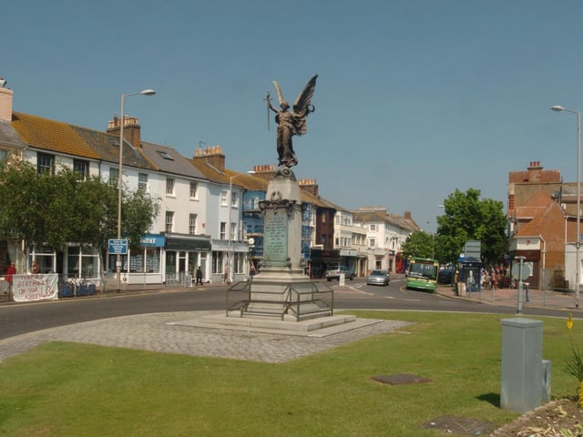 Memorial Roundabout and Cornfield Road.
