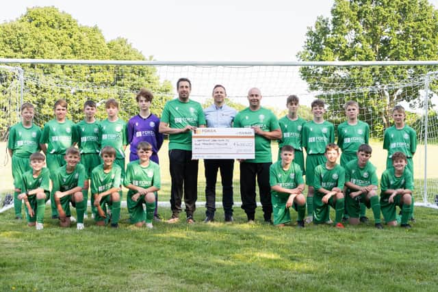 Partridge Green Youth Football Club (PGYFC) have a new official sponsor, local door manufacturer Forza Doors Ltd | Picture - contributed