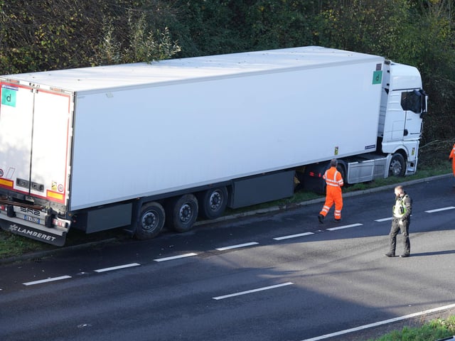 Part of the A23 is closed for recovery work on Friday, November 25, Sussex Roads Police have said