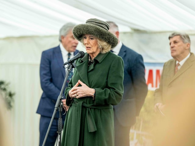 Darren Cool Images : Queen Camilla at Plumpton Racecourse