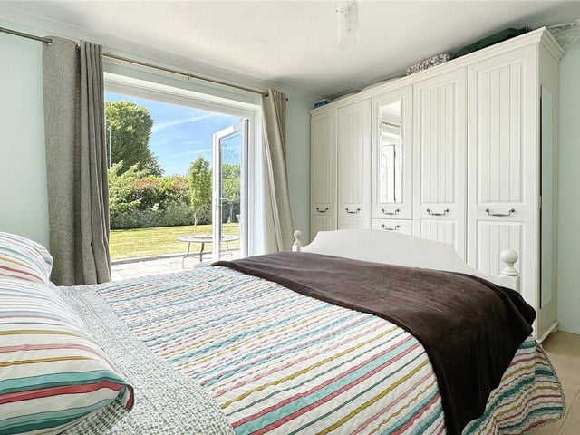 This detached bungalow is in a delightful, quiet cul-de-sac on the outskirts of Rustington. It is on the market with Graham Butt at £485,000.