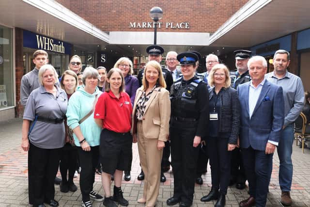 Police and Crime Commissioner for Sussex Katy Bourne visited Burgess Hill