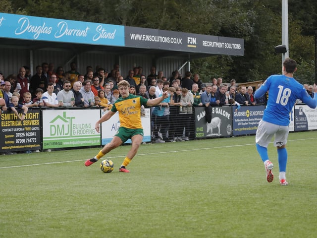 Action from Horsham's entertaining Isthmian Premier stalemate with Billericay Town