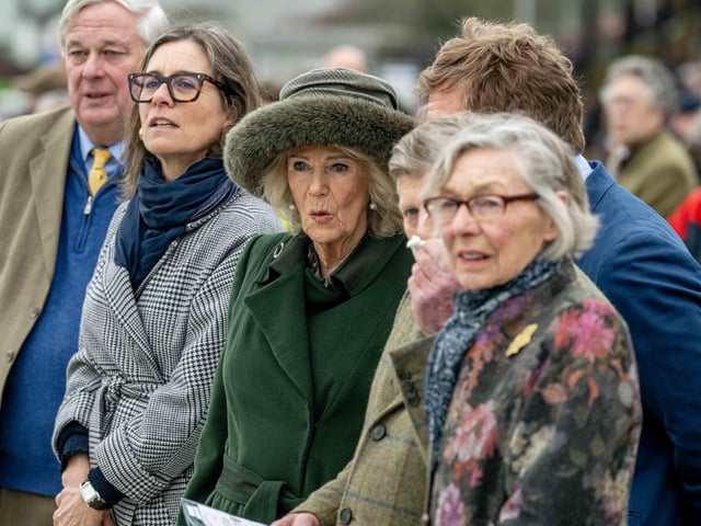 Darren Cool Images : Queen Camilla at Plumpton Racecourse