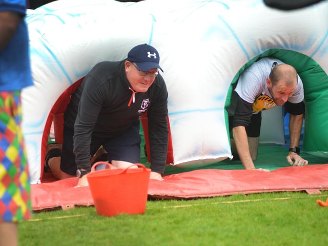 Hastings United's It's a Knockout at The Continental Pilot Field, Elphinstone Road, Hastings on June 1 2024.