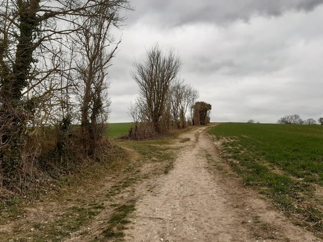 The hill here is steep but it is worth the climb